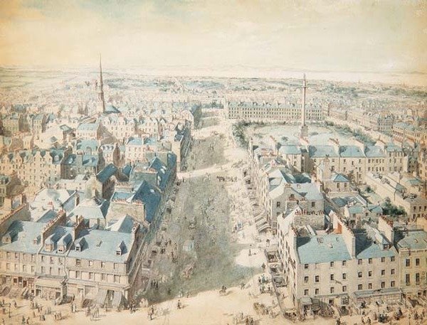 North View from Scott Monument, 2.45 pm 15 September by Joseph Woodfall Ebsworth