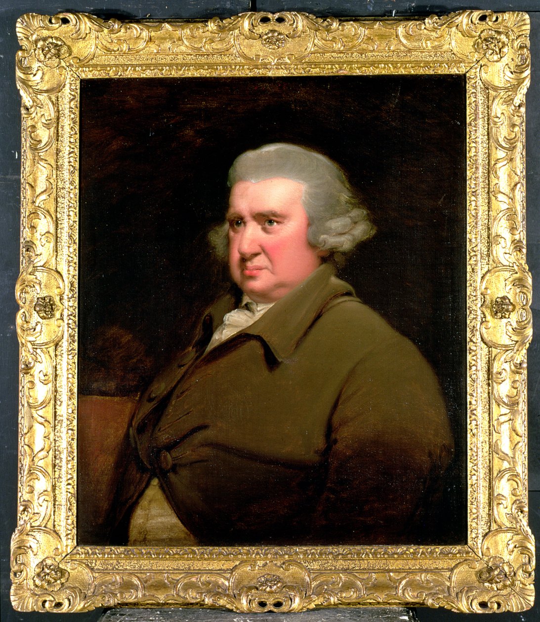 Portrait of Dr Erasmus Darwin, Scientist, Inventor and Poet, Grandfather of Charles Darwin by Joseph Wright of Derby