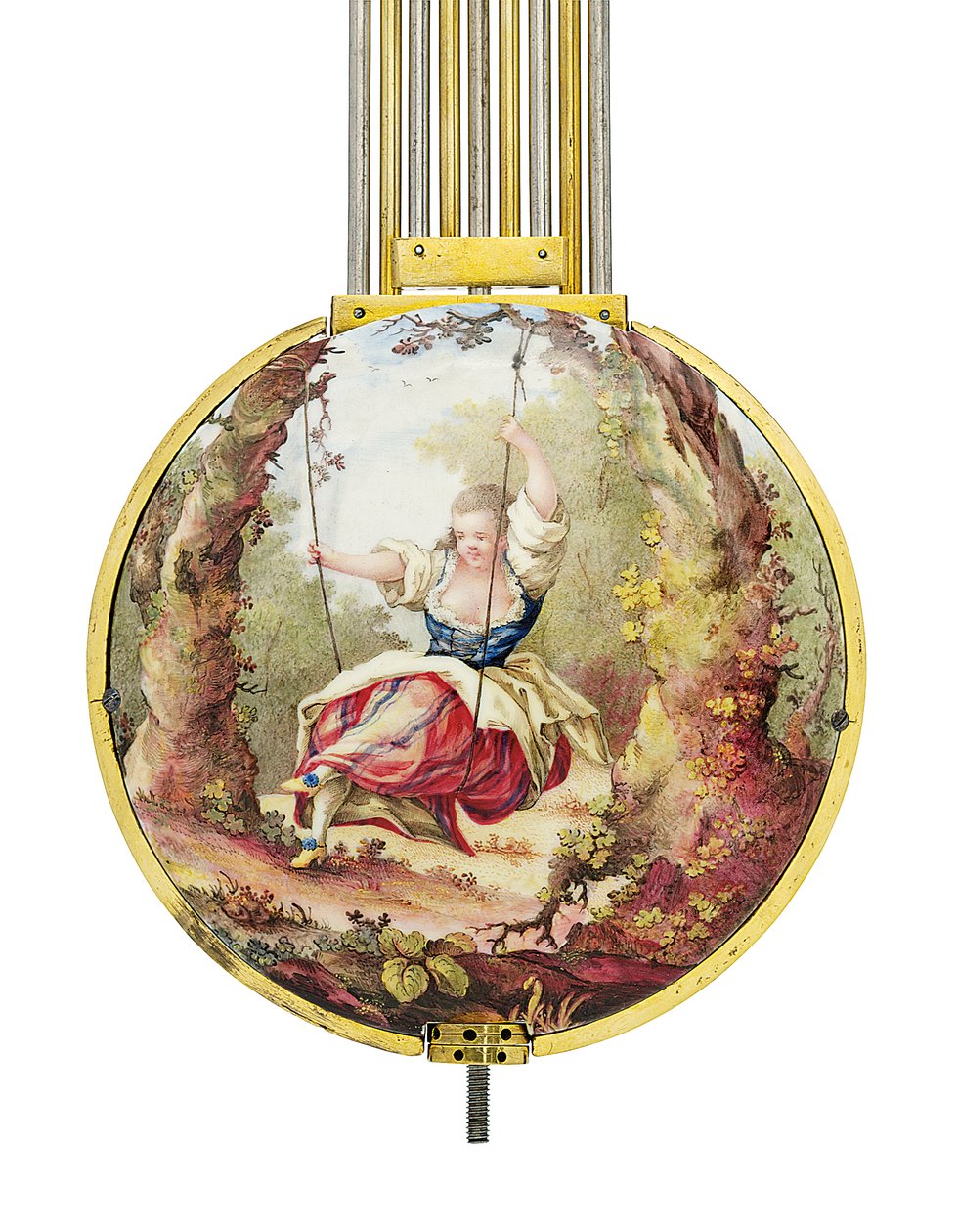 Louis XVI month-going mean and solar time mantel regulator with remontoire by Joseph and Robin Robert  Coteau