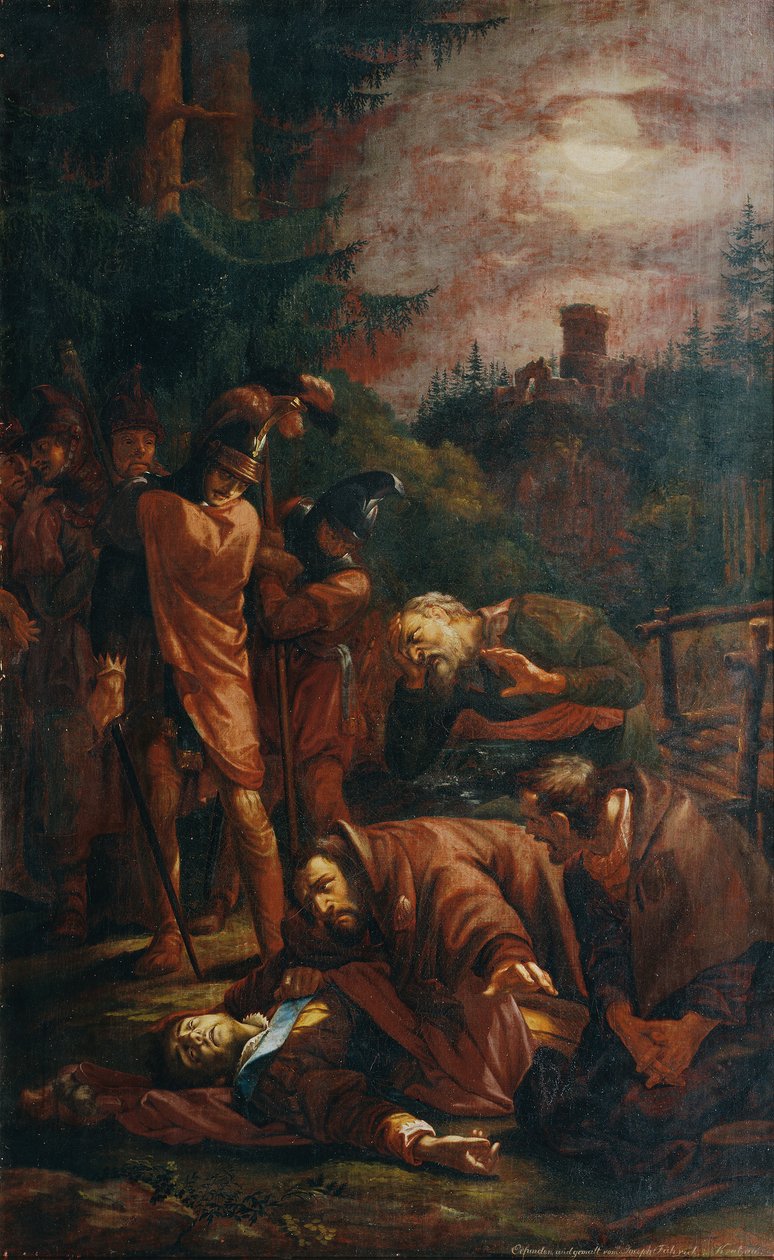 The Death of Count Palatine Otto of Bavaria by Joseph von Fuhrich