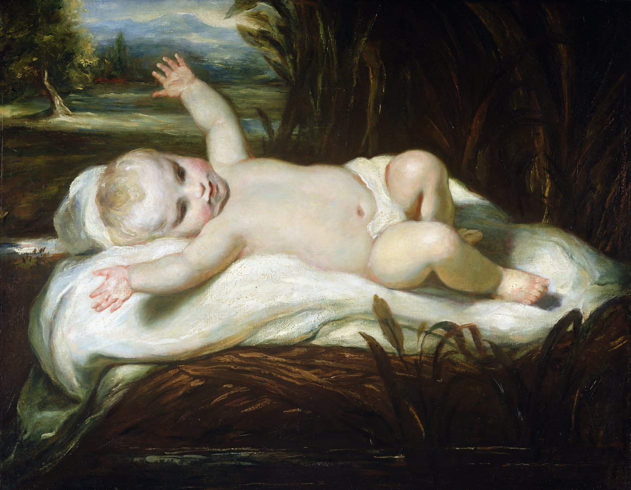 Moses in the Bullrushes by Joshua Reynolds