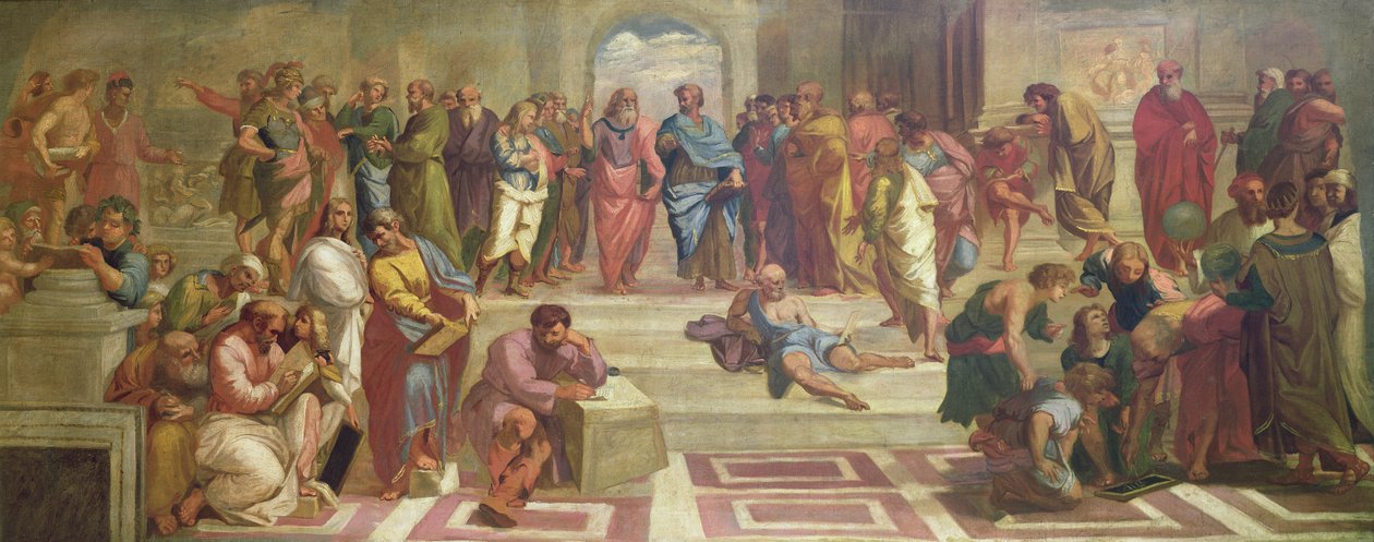 The School of Athens, after Raphael by Joshua Reynolds