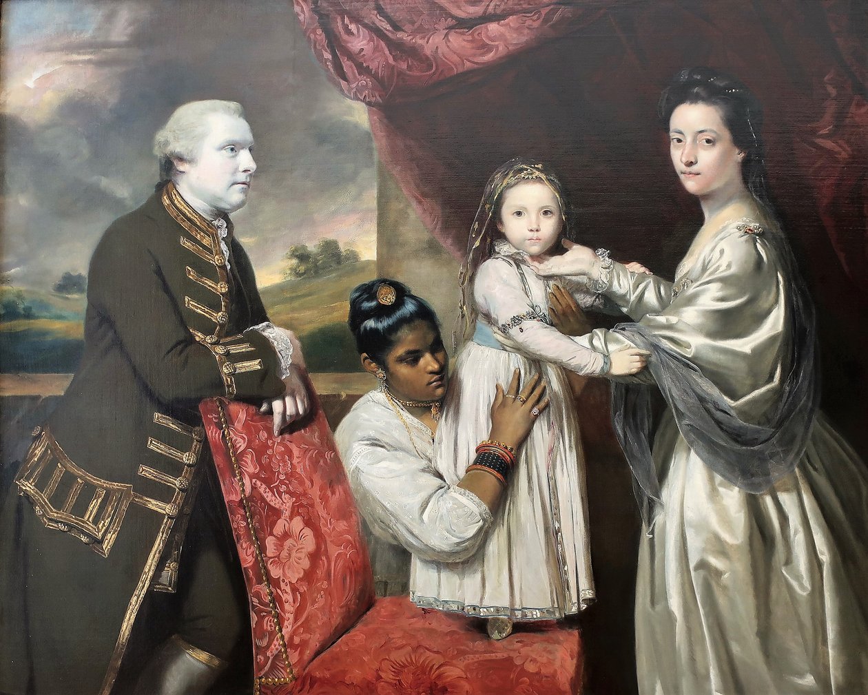Family Hancock by Joshua Reynolds