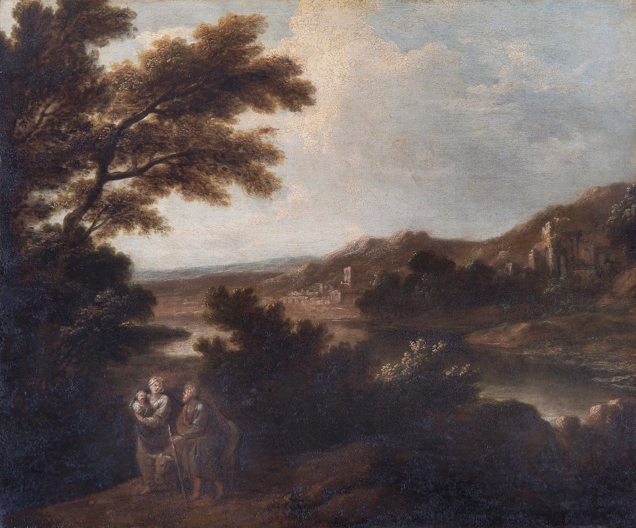 Landscape with the Flight into Egypt by Joshua Reynolds
