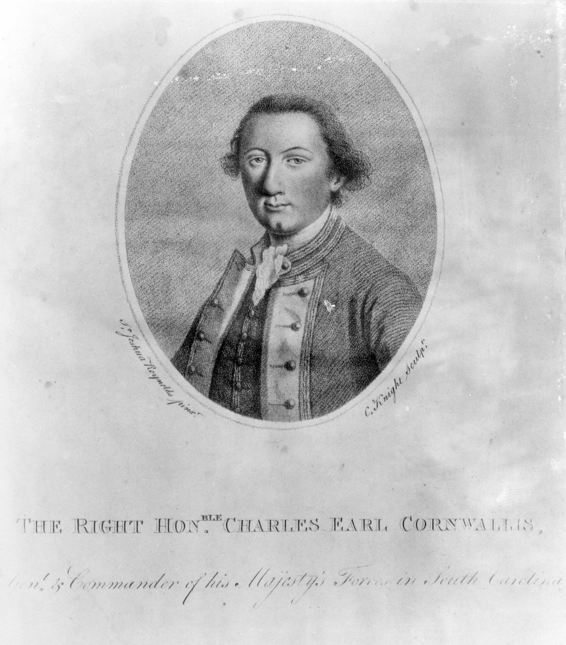 The Right Hon. Charles Earl Cornwallis by Joshua Reynolds