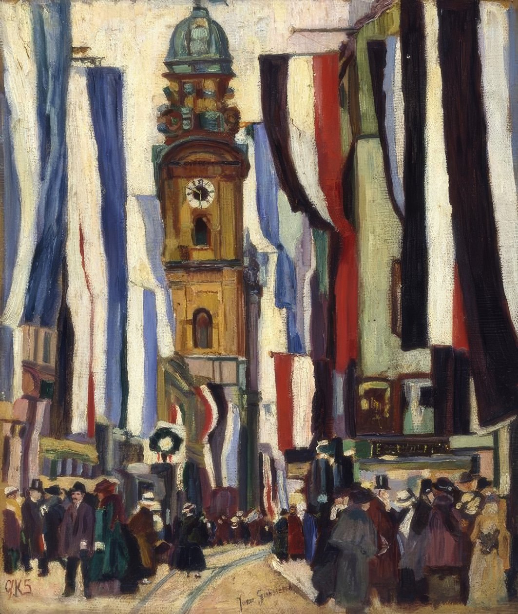 J. Goossens, Festive Day at the Theatinerkirche by Josse Goossens