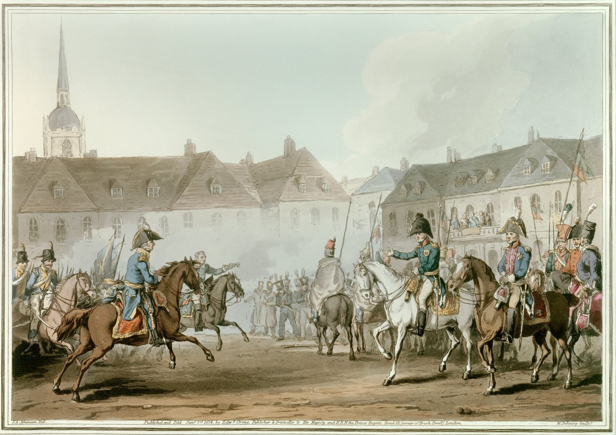 The Allied Sovereigns After the Battle of Leipzig by Josse Photo