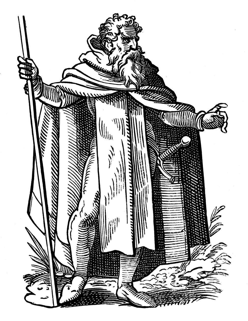 Knight of Malta from the order of St John of Jerusalem, 16th century by Jost Amman