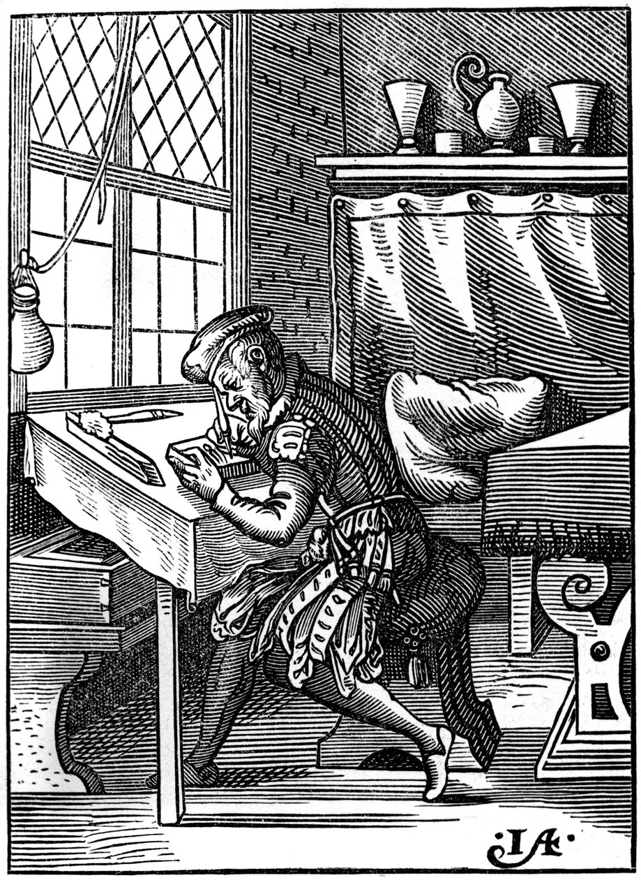 Wood Engraver, 16th Century by Jost Amman