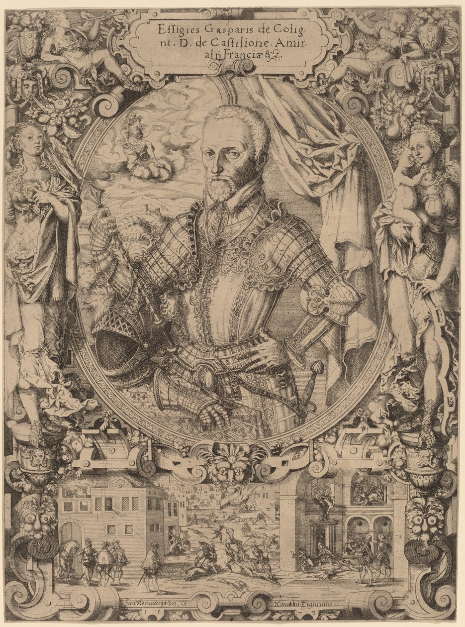Gaspar de Coligny by Jost Ammon