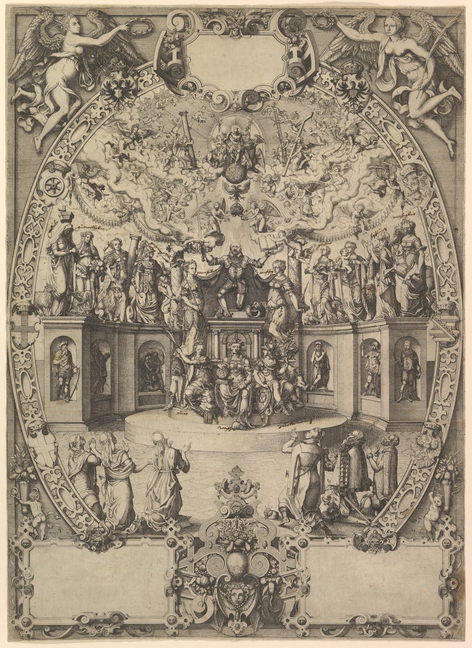 The Apotheosis of Emperor Maximilian II by Jost Ammon
