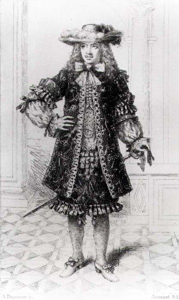 Moliere (1622-73) Engraved by B. Damman by Jouaust Jouaust
