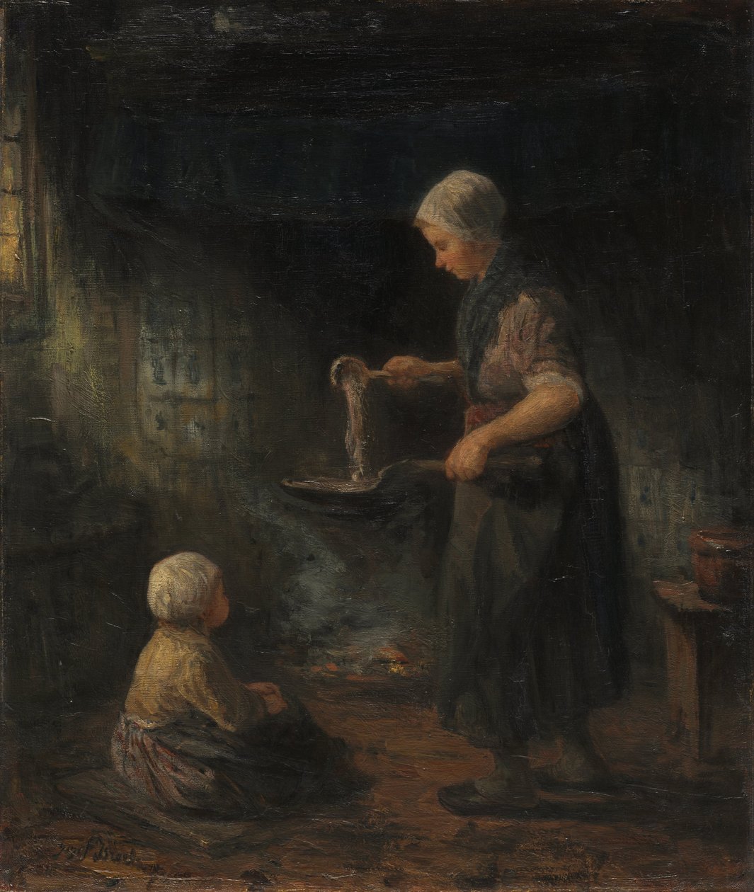 The Pancakes by Jozef (1824 1911) Israels