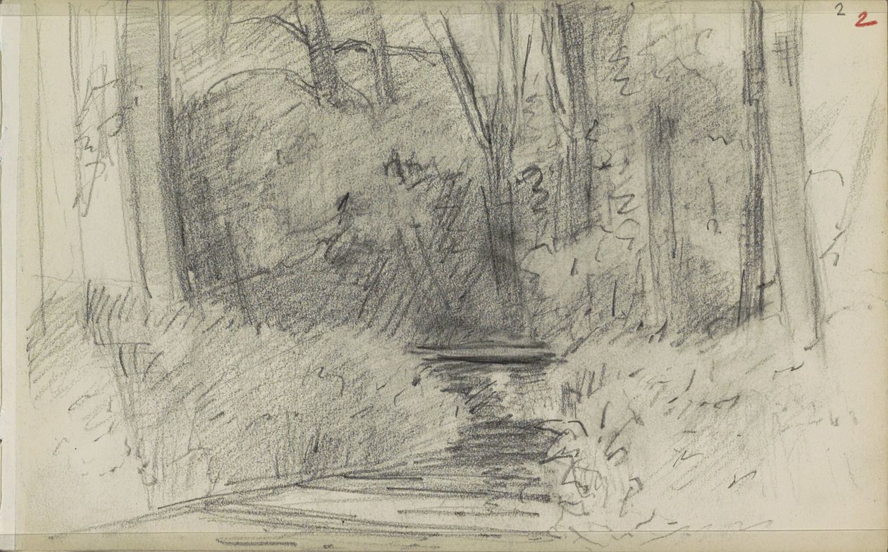 River in a Forest by Jozef Israëls