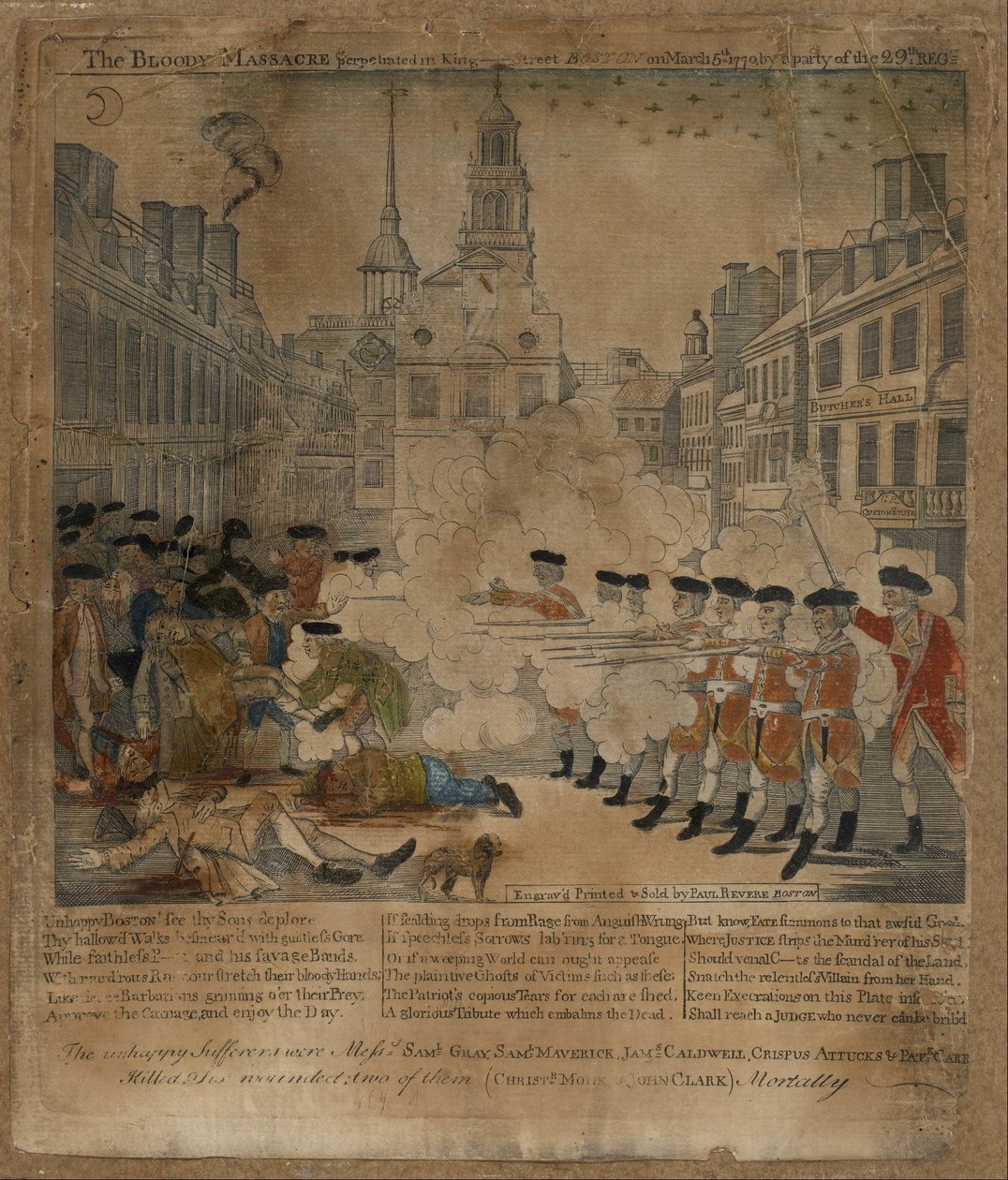 The Bloody Massacre by Jr. Paul Revere