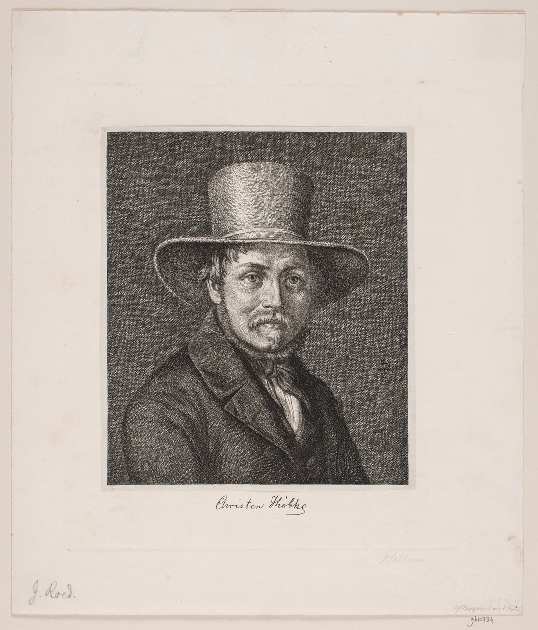 Christen Købke by Jørgen Roed