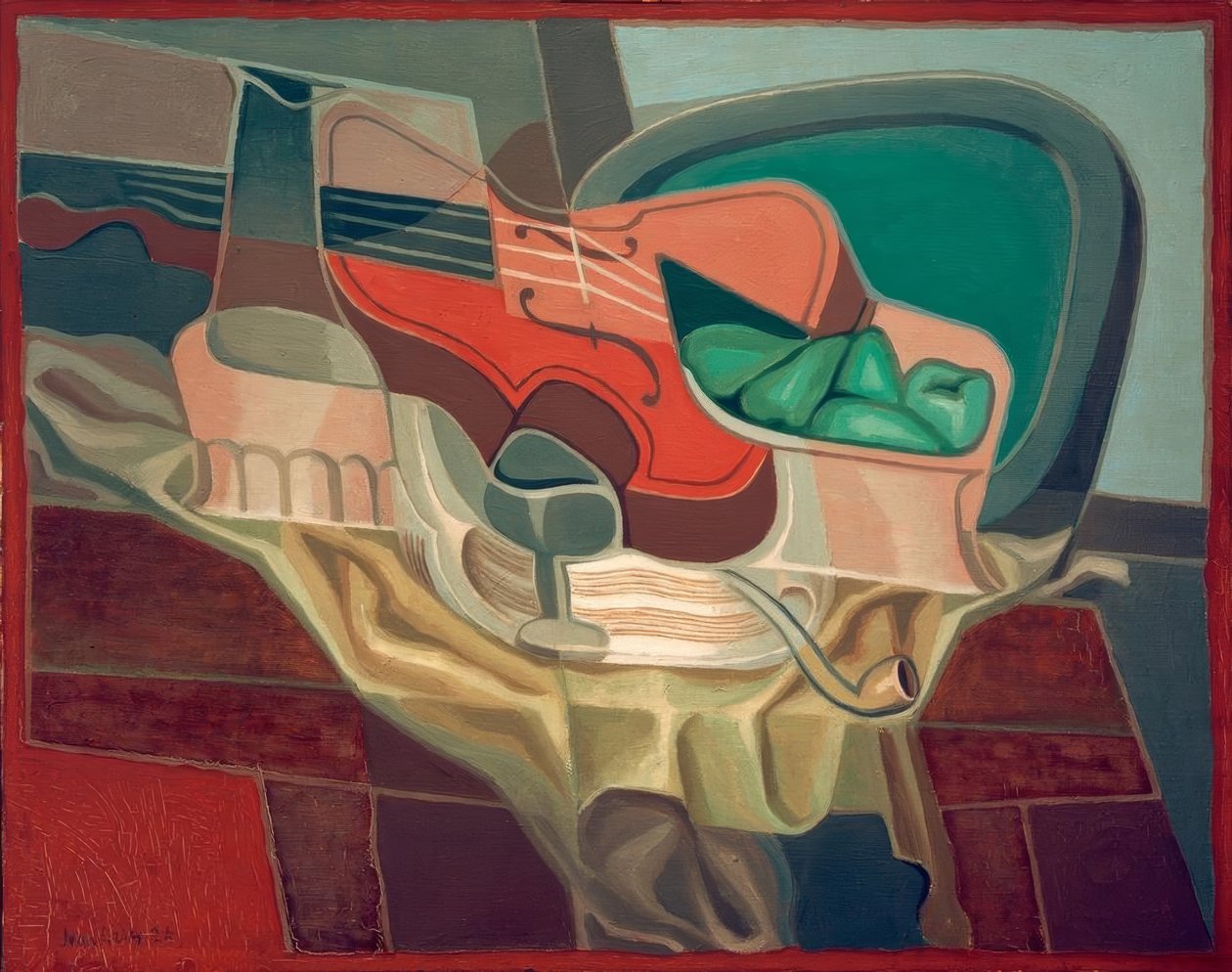 Still Life (Table with Chair) by Juan Gris