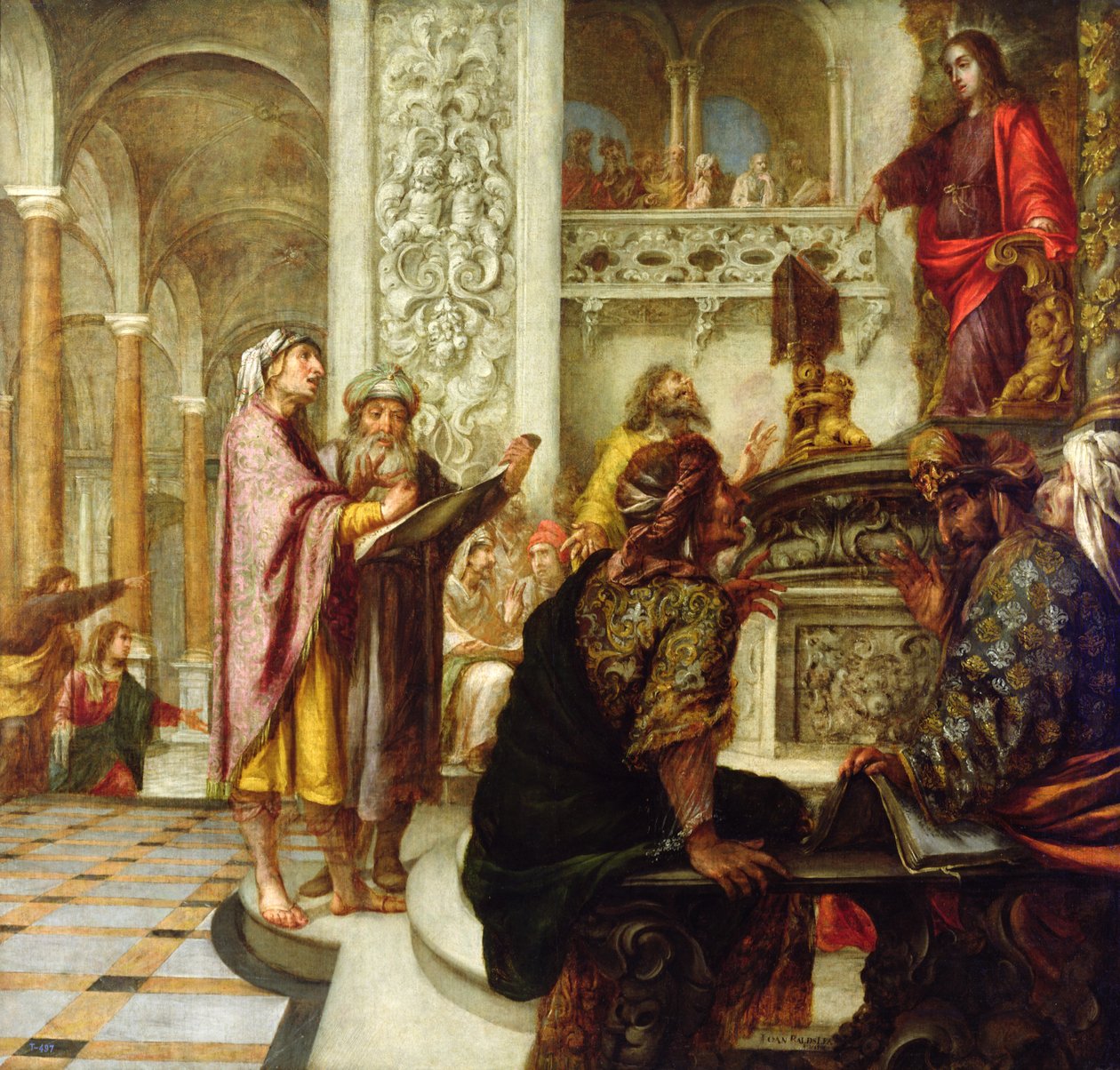Christ Preaching in the Temple, 1686 by Juan de Valdes Leal