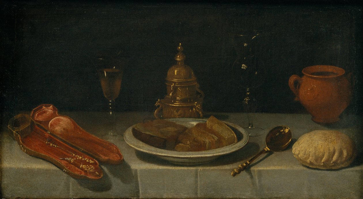 Still Life and Laid Table by Juan der Hamen y van León
