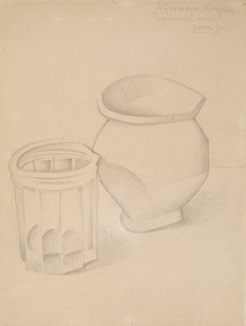 Glass and Vase by Juan Gris