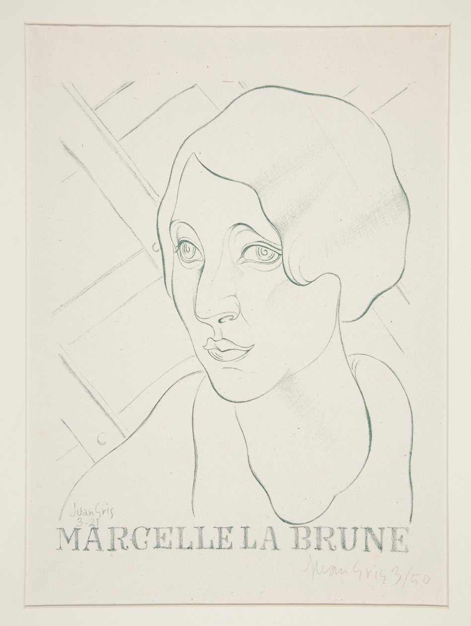 Marcelle the Brunette by Juan Gris