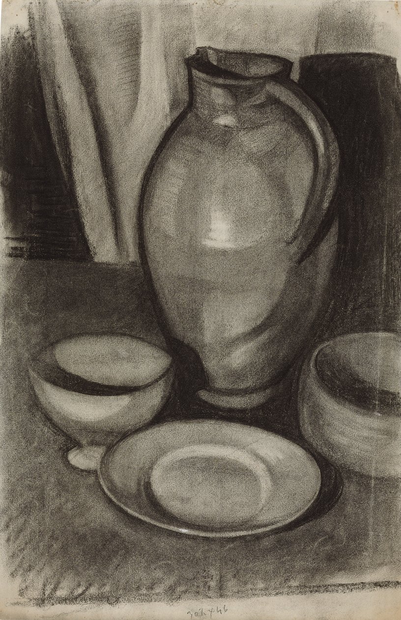 Still Life with a Jug by Juan Gris