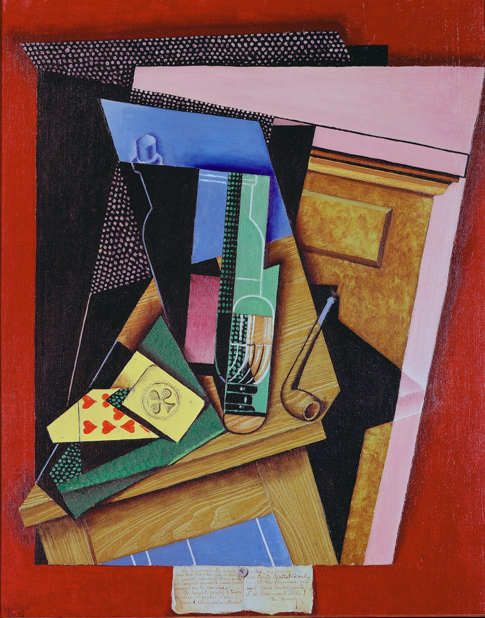 Still Life with a Poem by Juan Gris