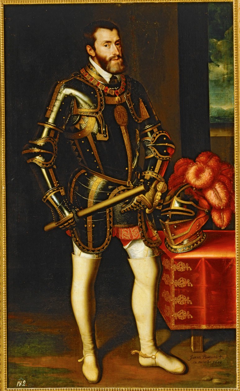 Portrait of Emperor Karl V by Juan Pantoja de la Cruz
