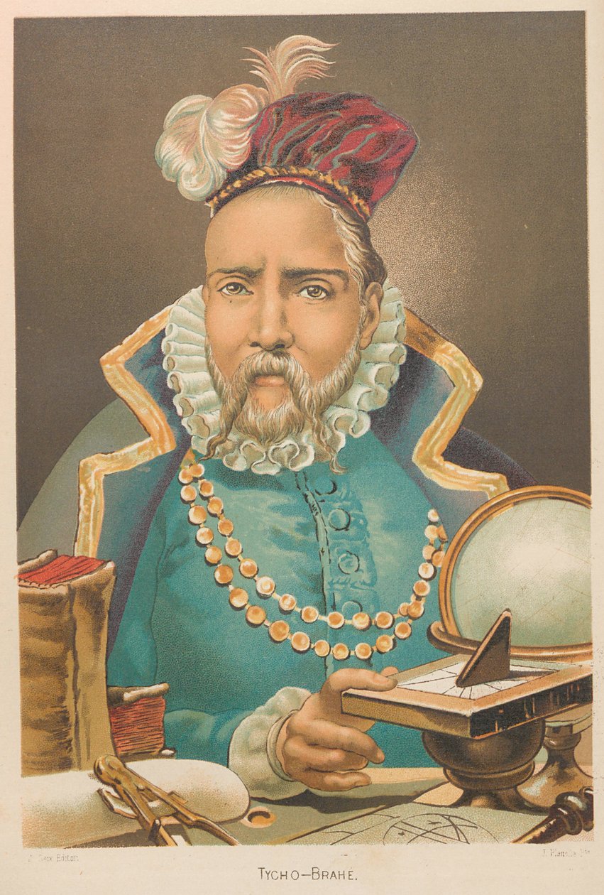 Portrait of Tycho Brahe by Juan Planella y Rodríguez