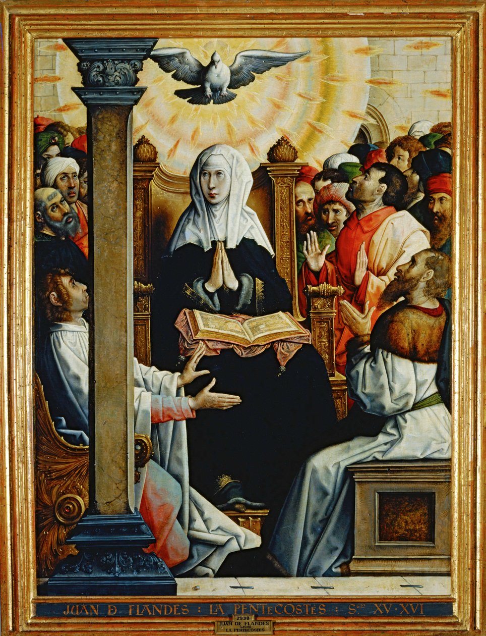 Pentecost by Juan de (attr. to) Flandes