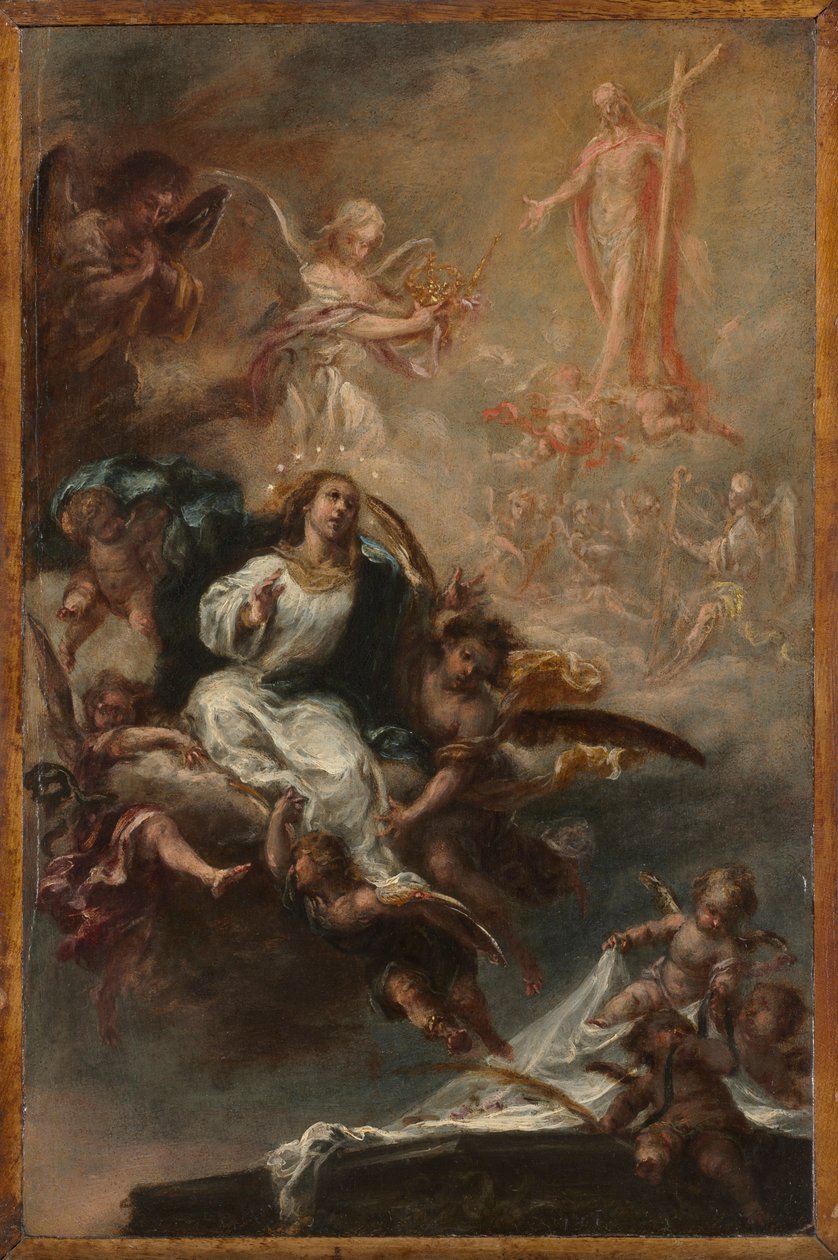 Study for The Assumption of the Virgin for San Augustín, Seville, c. 1670-1672 by Juan de Valdes Leal