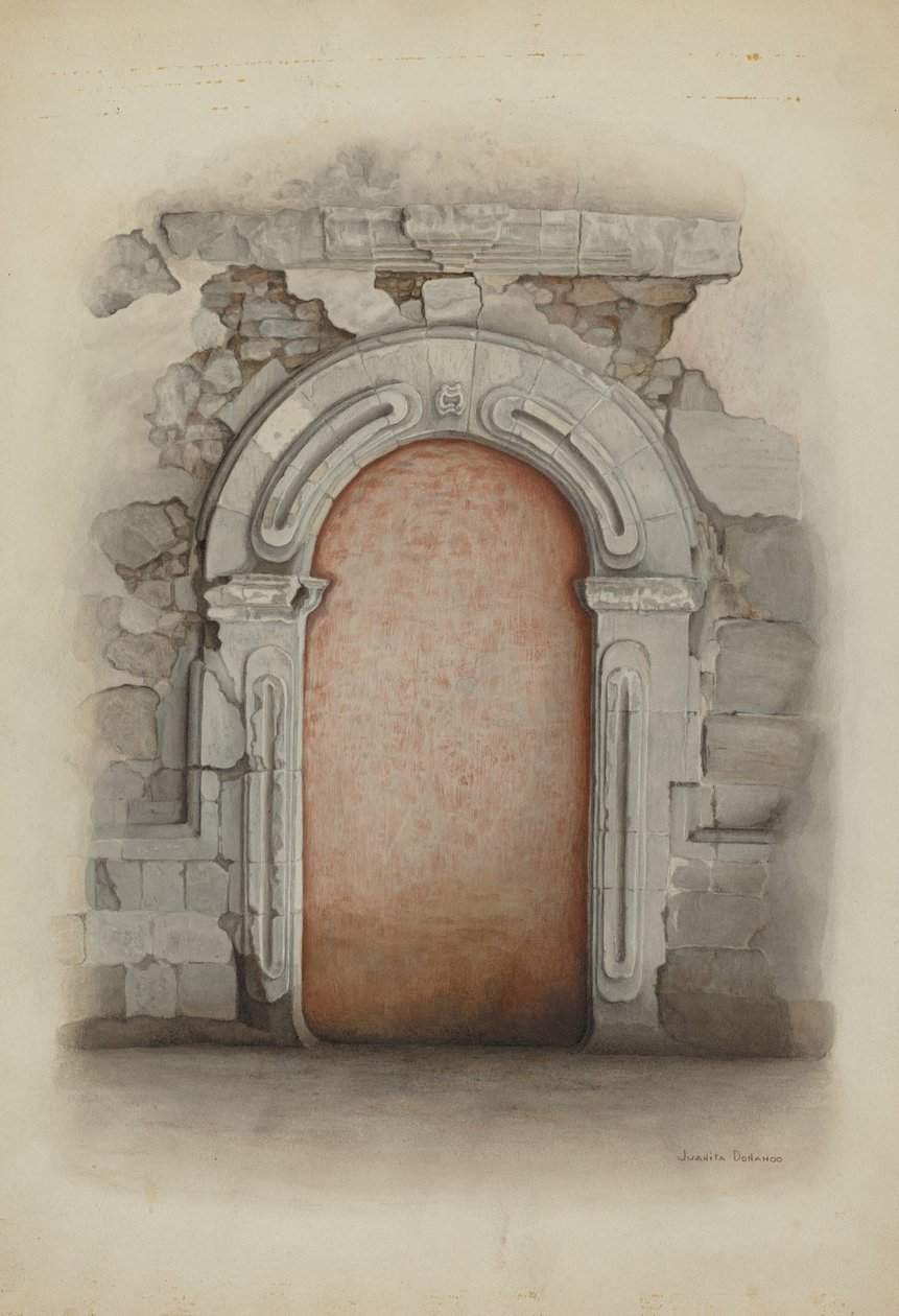 Doorway, Stone by Juanita Donahoo