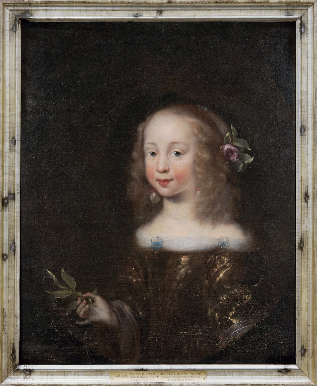 Augusta Maria, 1649-1728, Princess of Holstein-Gottorp by Jürgen Ovens