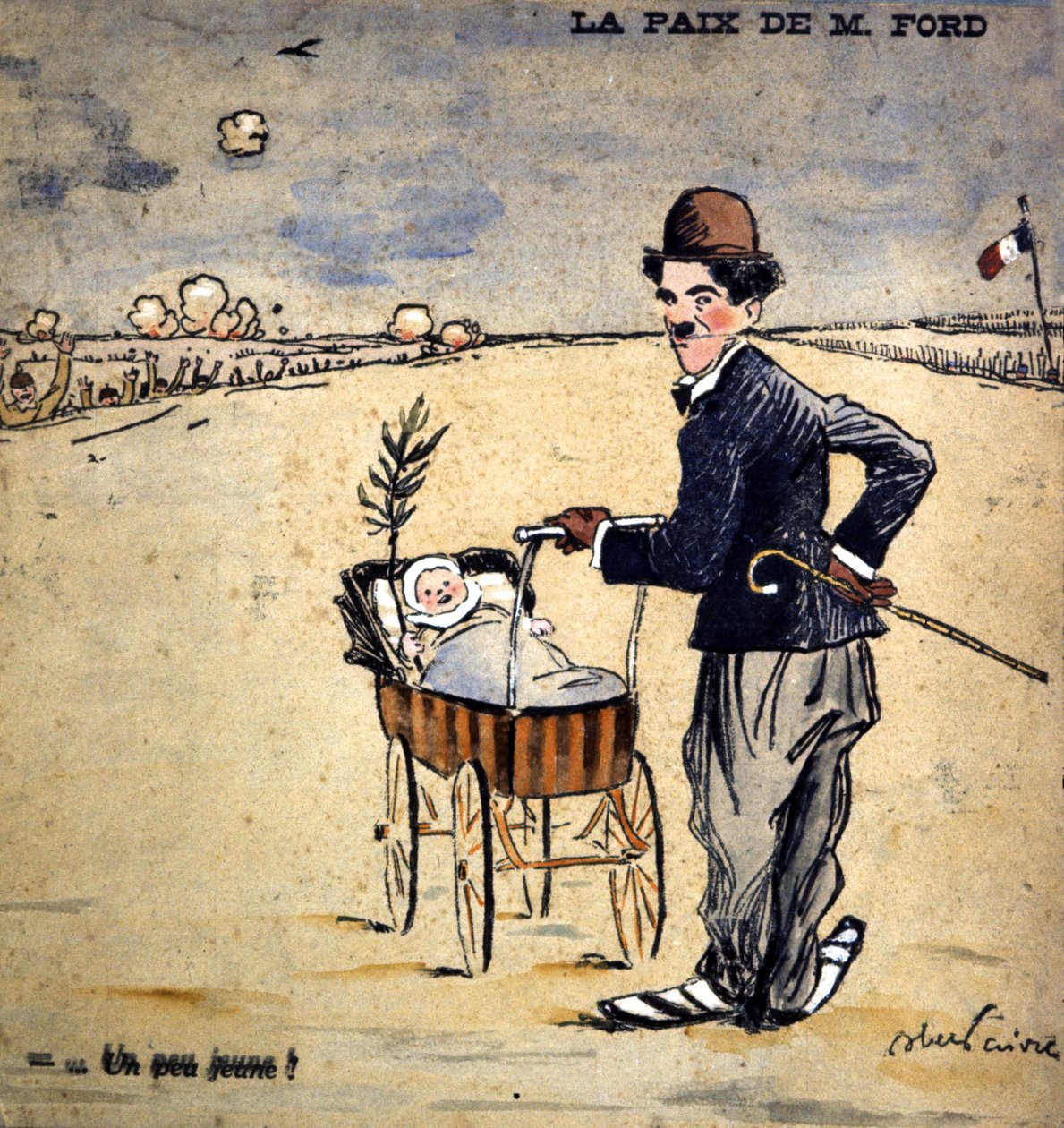 The Peace of Mr. Ford by Jules Abel Faivre