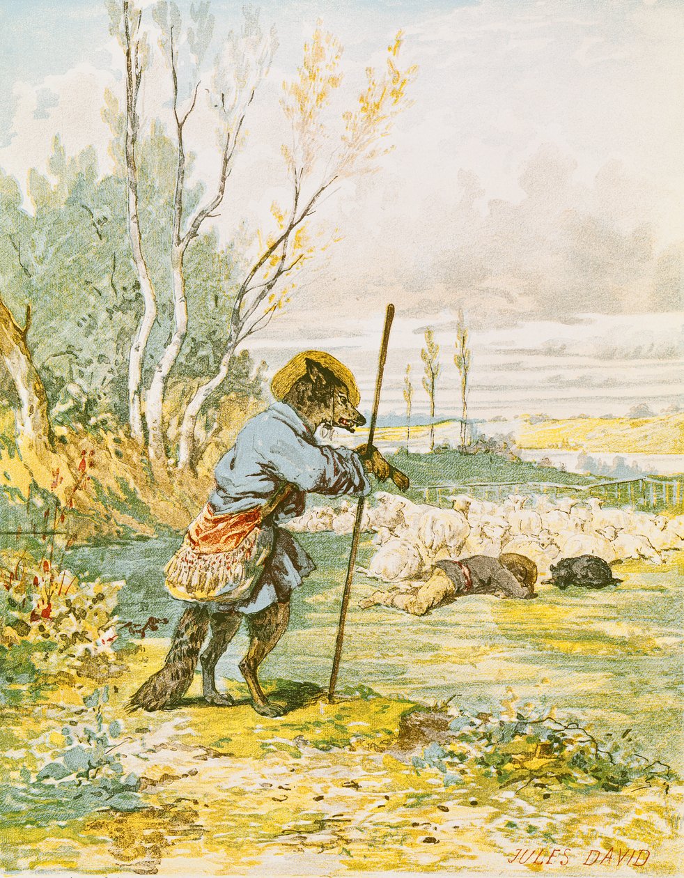The Wolf as a Shepherd, from the 