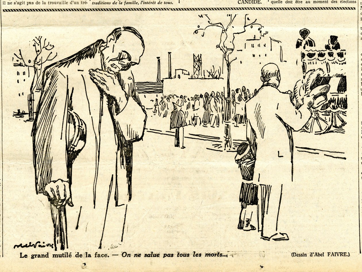 Candide, Satirical in B & W by Jules Abel Faivre