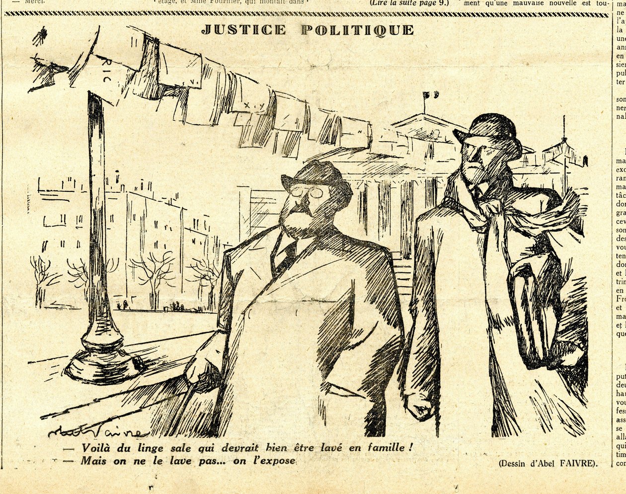 Candide, Satirical in B & W by Jules Abel Faivre