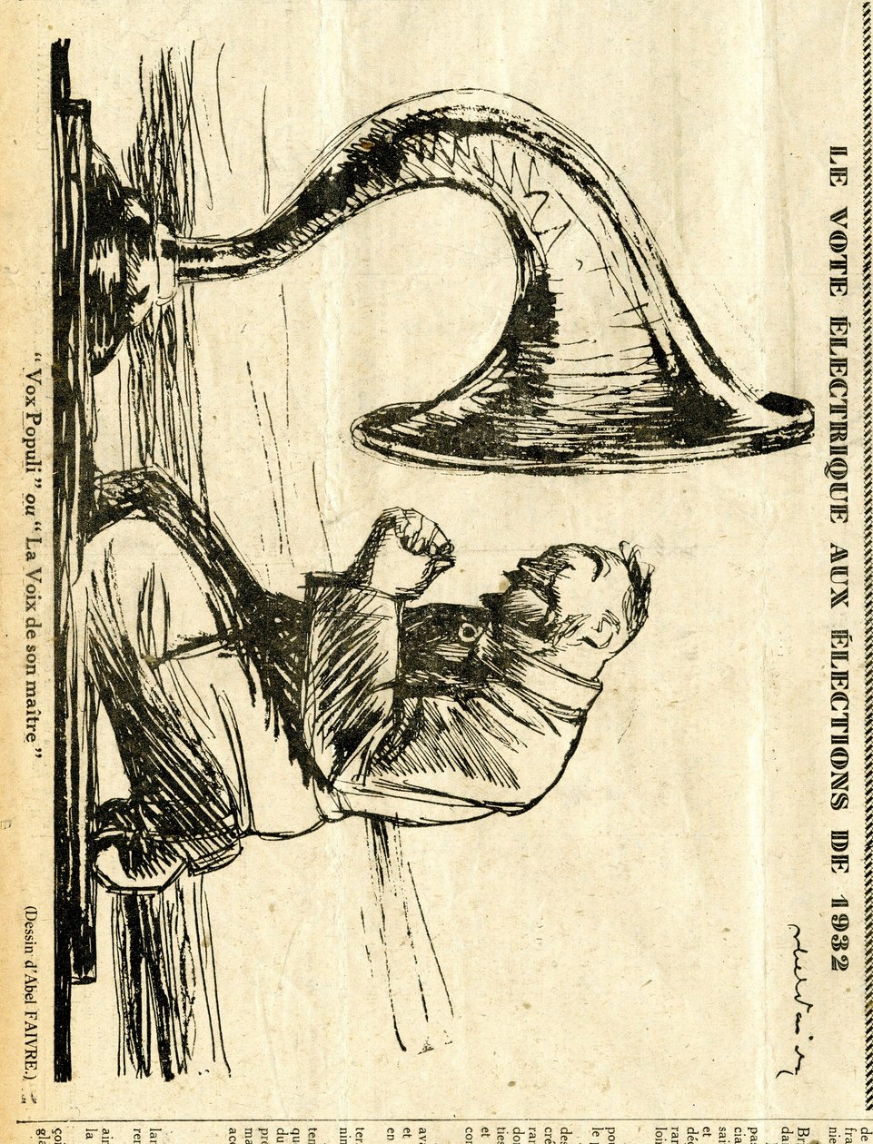 Candide, Satirical in B&W by Jules Abel Faivre