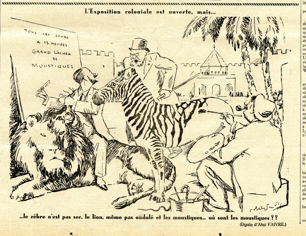 Candide, Satirical in B & W by Jules Abel Faivre