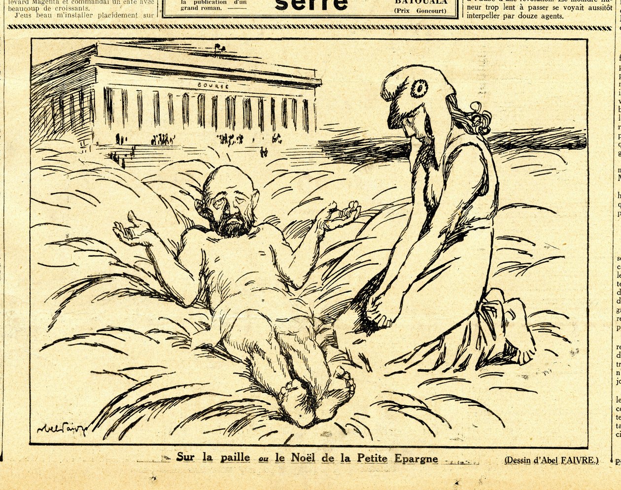 Candide, Satirical in B & W by Jules Abel Faivre