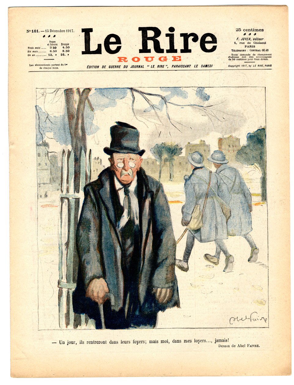 Cover of The Red Laughter, Satirical in Colors by Jules Abel Faivre