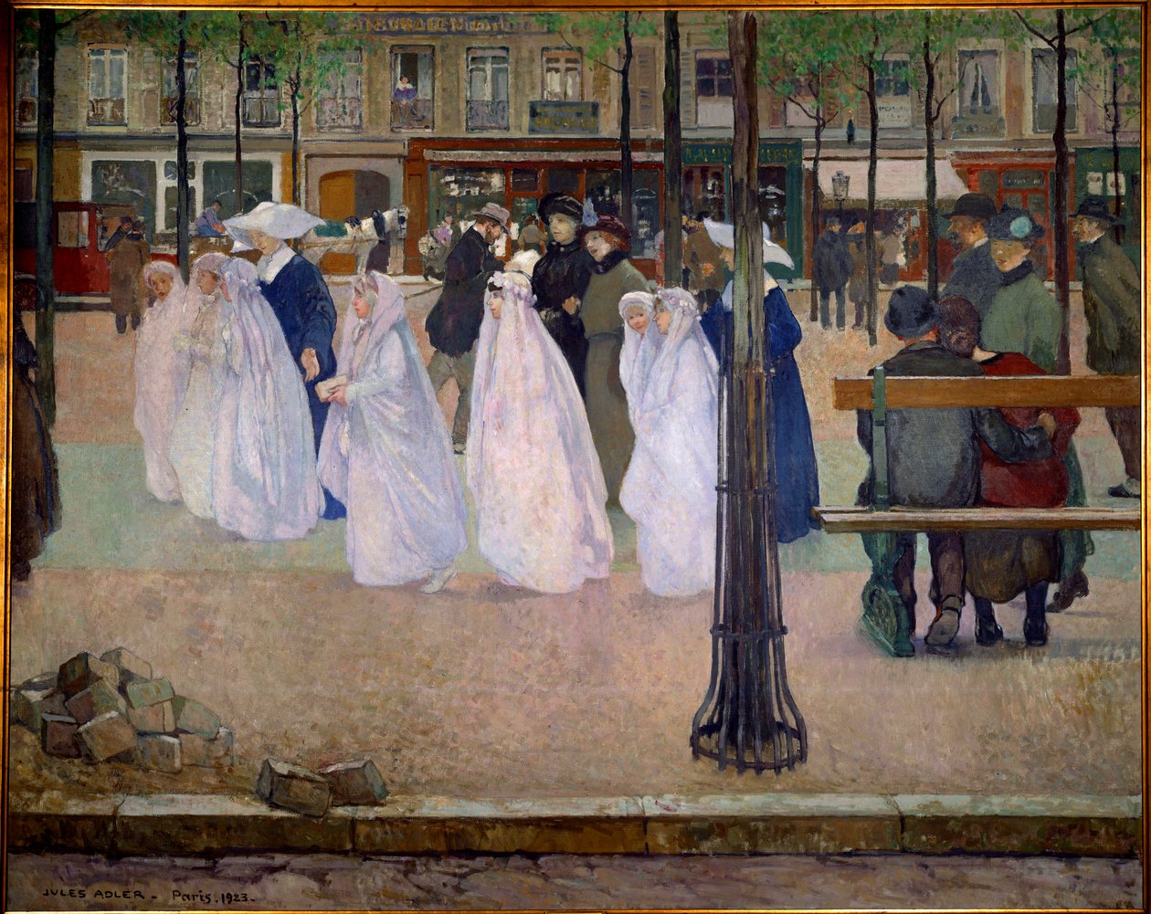 The Communicants or Spring of Paris by Jules Adler
