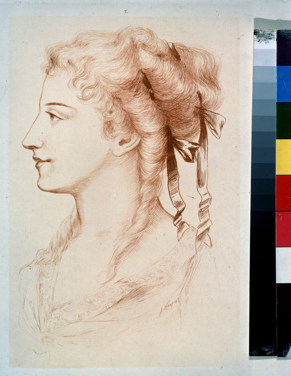 Portrait of a Young Lady by Jules Armand Hanriot