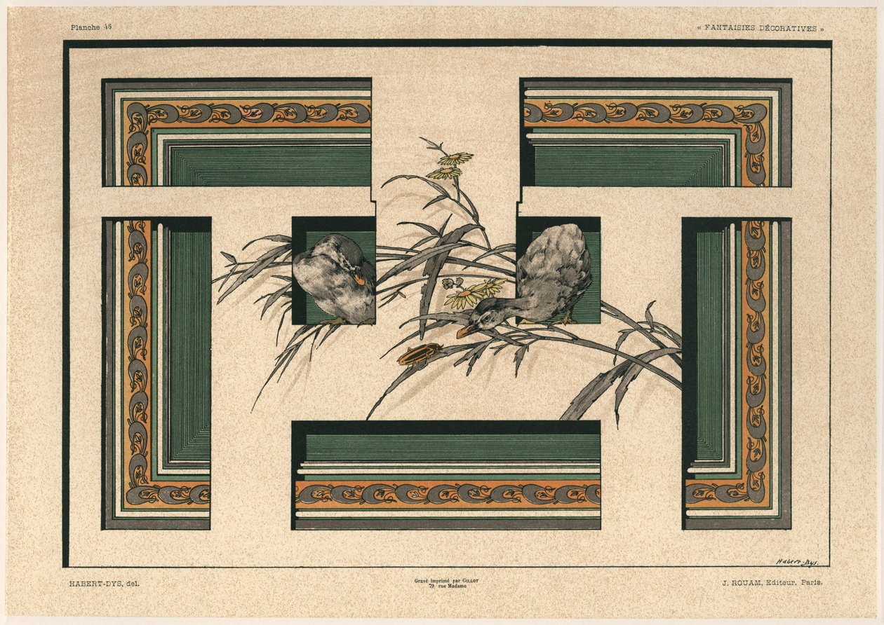 Ducks, plate 46 from 