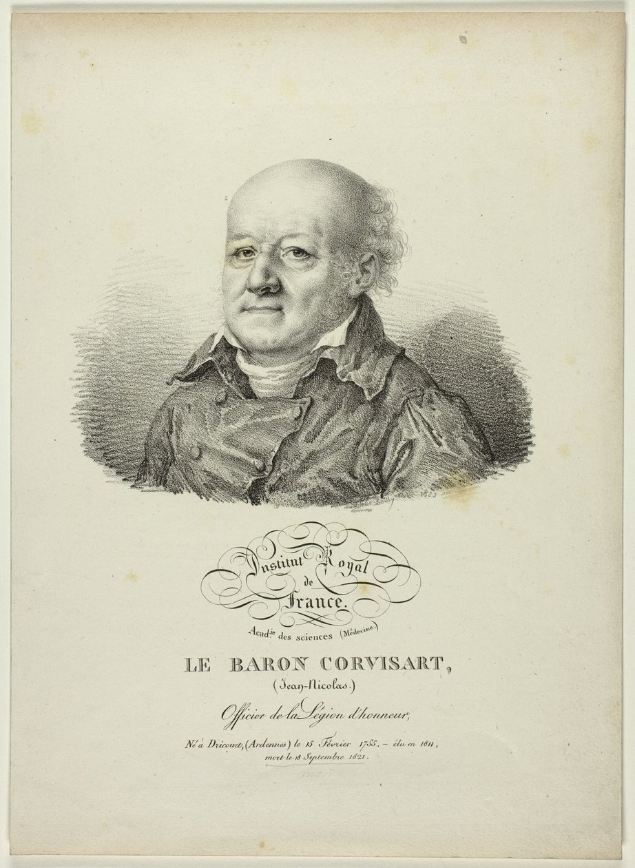 Portrait of Jean-Nicolas, Baron Corvisart by Jules Boilly