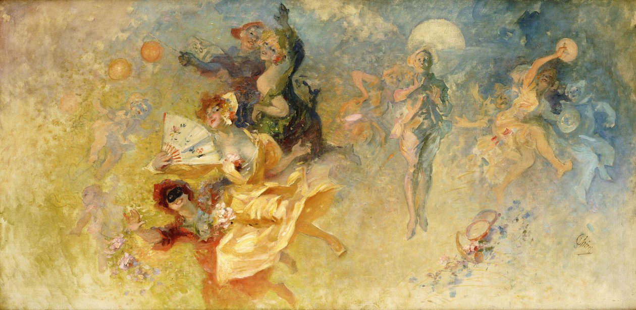 The Masked Ball by Jules Cheret