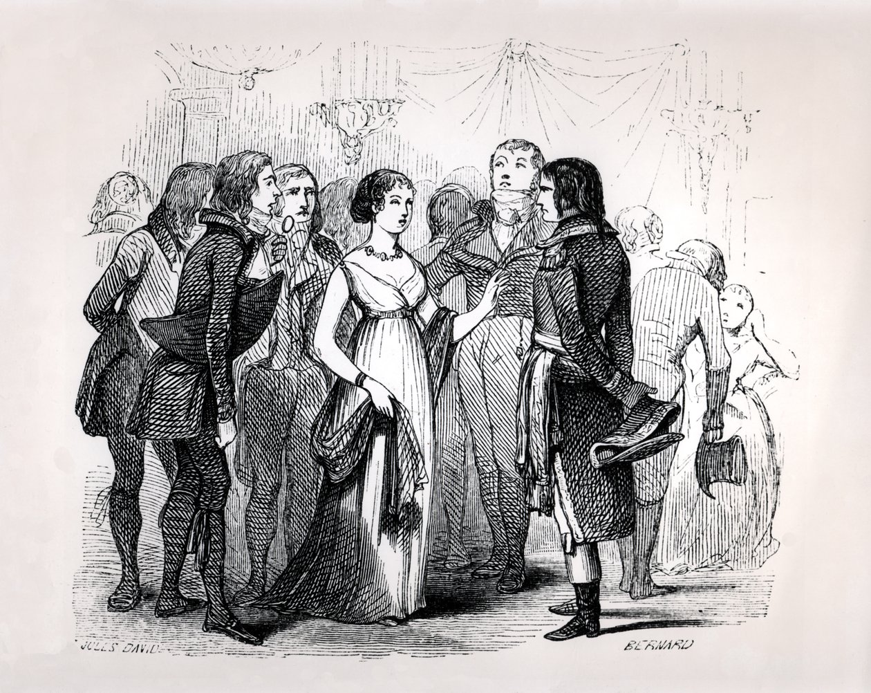 Madame de Staël (1766-1817) questioning Napoleon Bonaparte (1769-1821 ...