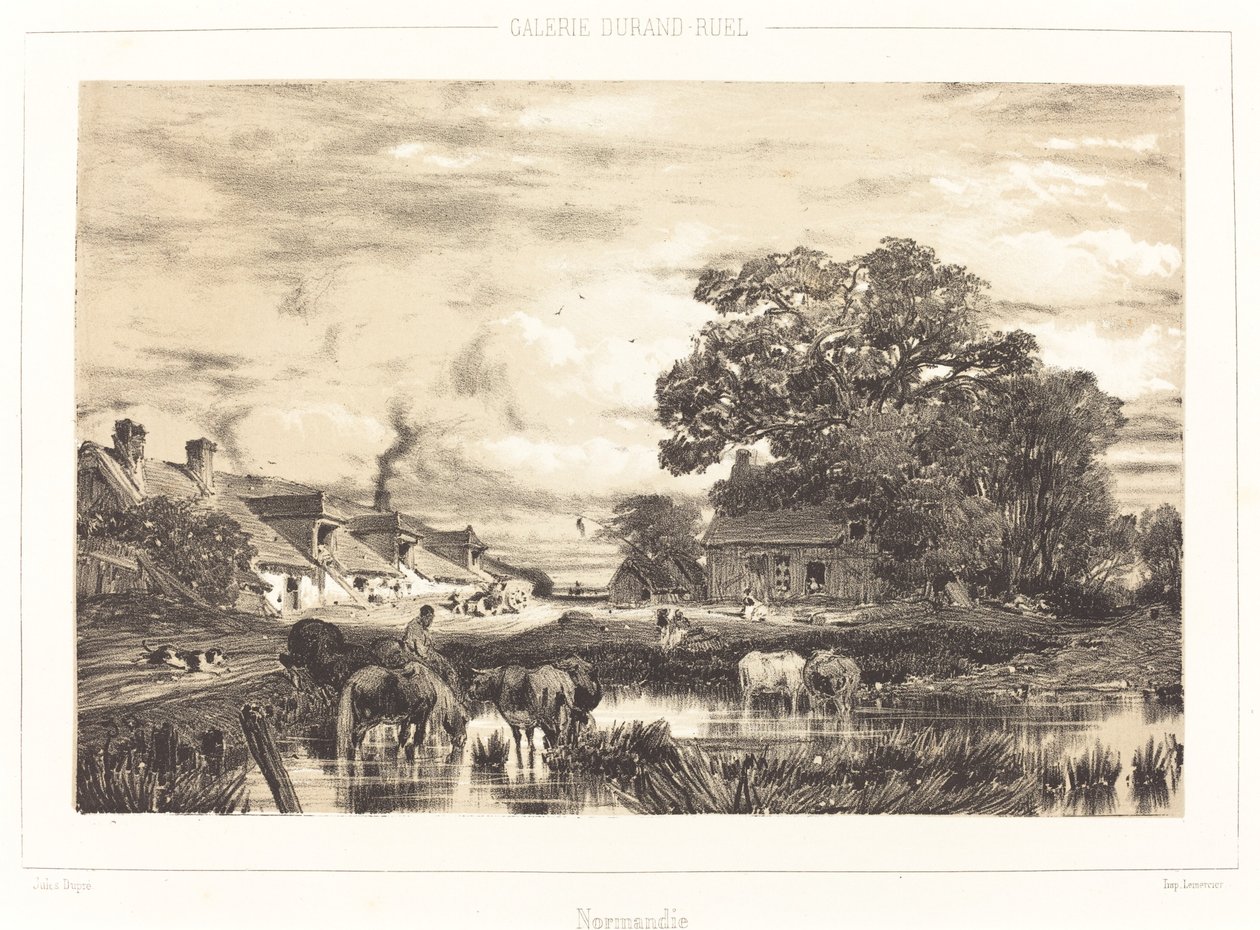 View in Normandy by Jules Dupré