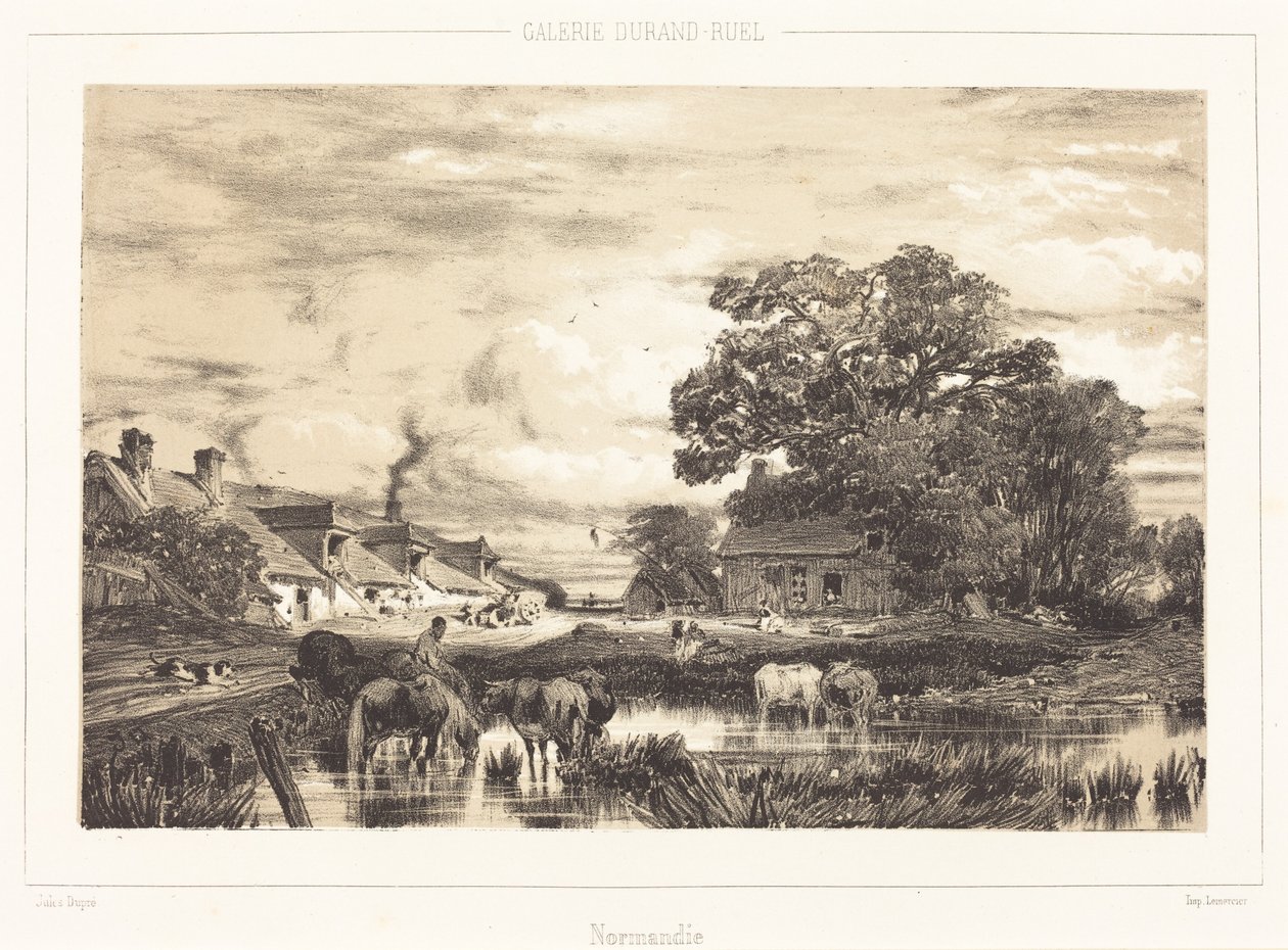 View in Normandy by Jules Dupré
