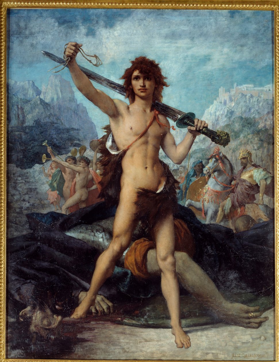 David Triumphant by Jules Elie Delaunay